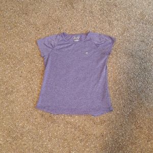 Purple champion girls athletic top